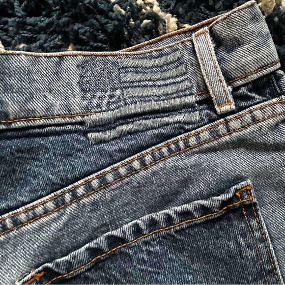 Revice MATCHMAKER SHORTS / LOVE AT FIRST SIGHT button fly denim jorts - Picture 5 of 10